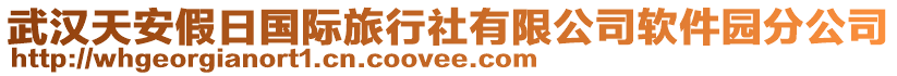 武漢天安假日國際旅行社有限公司軟件園分公司