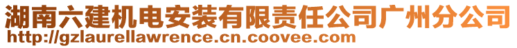 湖南六建機電安裝有限責任公司廣州分公司