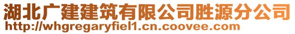 湖北廣建建筑有限公司勝源分公司