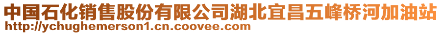 中国石化销售股份有限公司湖北宜昌五峰桥河加油站