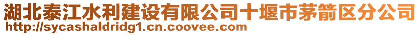 湖北泰江水利建設有限公司十堰市茅箭區分公司