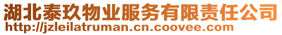 湖北泰玖物業(yè)服務有限責任公司