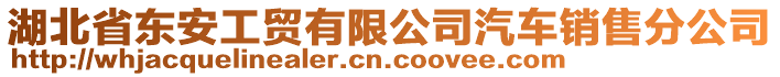 湖北省東安工貿(mào)有限公司汽車(chē)銷(xiāo)售分公司