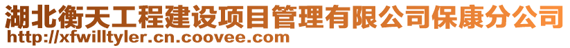 湖北衡天工程建設項目管理有限公司?？捣止? style=