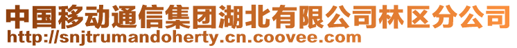 中國移動通信集團湖北有限公司林區(qū)分公司