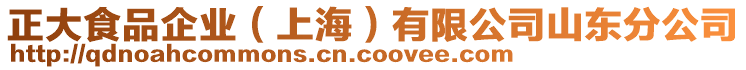 正大食品企業(yè)（上海）有限公司山東分公司