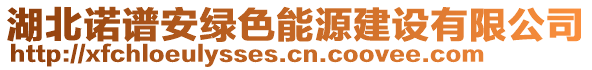 湖北諾譜安綠色能源建設(shè)有限公司