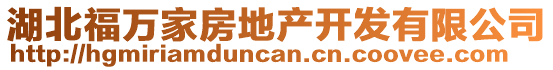 湖北福萬家房地產(chǎn)開發(fā)有限公司