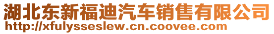 湖北東新福迪汽車銷售有限公司