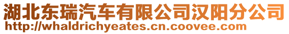 湖北東瑞汽車有限公司漢陽分公司