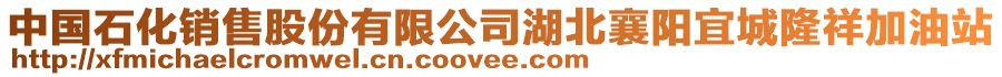 中國(guó)石化銷售股份有限公司湖北襄陽(yáng)宜城隆祥加油站