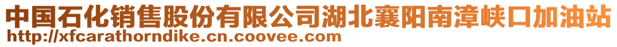 中國石化銷售股份有限公司湖北襄陽南漳峽口加油站