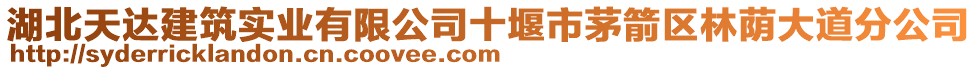 湖北天達(dá)建筑實(shí)業(yè)有限公司十堰市茅箭區(qū)林蔭大道分公司