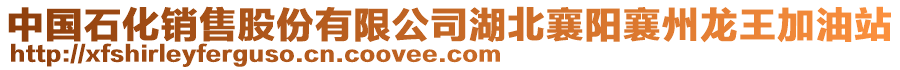 中國(guó)石化銷售股份有限公司湖北襄陽(yáng)襄州龍王加油站