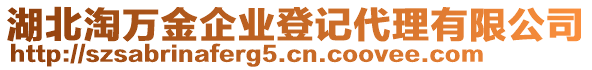 湖北淘萬金企業(yè)登記代理有限公司