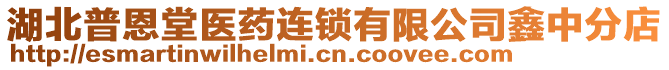 湖北普恩堂醫藥連鎖有限公司鑫中分店