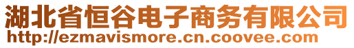 湖北省恒谷電子商務(wù)有限公司