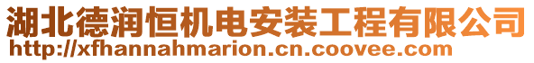 湖北德潤恒機電安裝工程有限公司