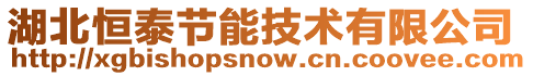 湖北恒泰节能技术有限公司