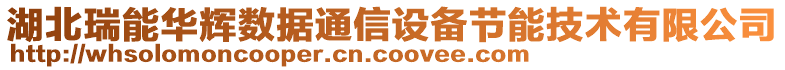 湖北瑞能華輝數(shù)據(jù)通信設(shè)備節(jié)能技術(shù)有限公司