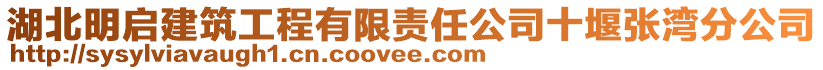 湖北明啟建筑工程有限責任公司十堰張灣分公司