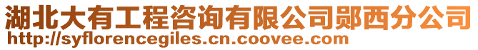 湖北大有工程咨詢有限公司鄖西分公司