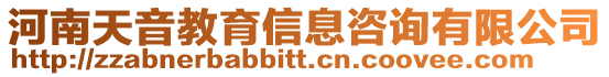 河南天音教育信息咨詢有限公司