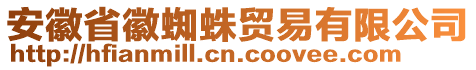 安徽省徽蜘蛛貿(mào)易有限公司