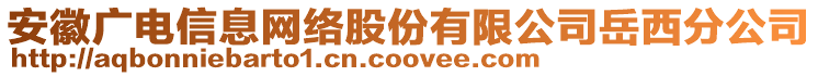 安徽廣電信息網(wǎng)絡(luò)股份有限公司岳西分公司