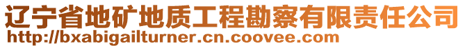 遼寧省地礦地質(zhì)工程勘察有限責任公司