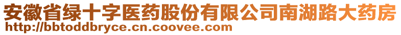 安徽省綠十字醫(yī)藥股份有限公司南湖路大藥房