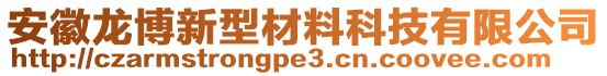 安徽龍博新型材料科技有限公司