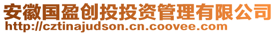 安徽國(guó)盈創(chuàng)投投資管理有限公司