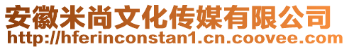 安徽米尚文化傳媒有限公司