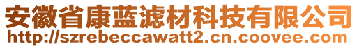 安徽省康藍濾材科技有限公司