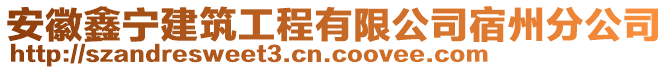 安徽鑫寧建筑工程有限公司宿州分公司