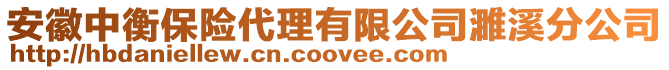 安徽中衡保險代理有限公司濉溪分公司