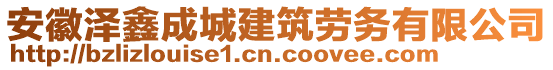 安徽澤鑫成城建筑勞務(wù)有限公司