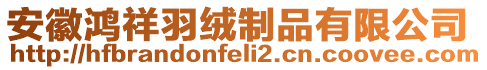 安徽鴻祥羽絨制品有限公司