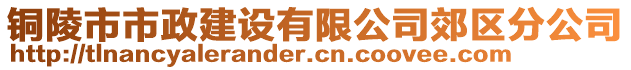 銅陵市市政建設(shè)有限公司郊區(qū)分公司