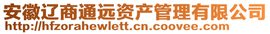 安徽遼商通遠(yuǎn)資產(chǎn)管理有限公司