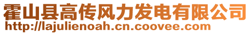 霍山縣高傳風(fēng)力發(fā)電有限公司