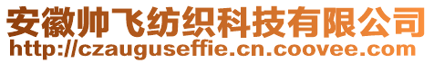 安徽帥飛紡織科技有限公司