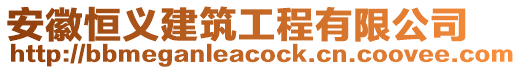 安徽恒義建筑工程有限公司