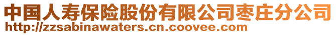 中國(guó)人壽保險(xiǎn)股份有限公司棗莊分公司