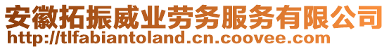 安徽拓振威業(yè)勞務(wù)服務(wù)有限公司