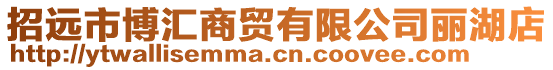 招遠(yuǎn)市博匯商貿(mào)有限公司麗湖店