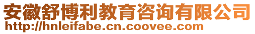 安徽舒博利教育咨詢有限公司