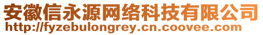 安徽信永源網絡科技有限公司