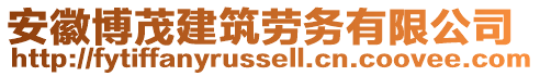 安徽博茂建筑勞務(wù)有限公司